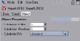 Настройка HyperNURBS